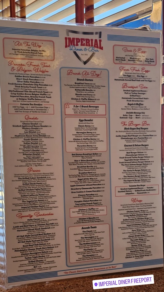 Imperial Diner Menu - Image 5
